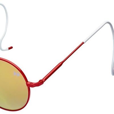 YAMOTO - Red Frame with Red Mirrored Lenses
