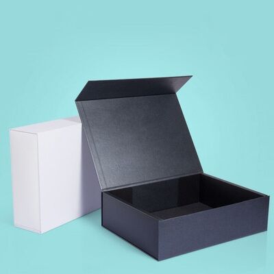 Paper box, 10 pieces set - Matte Black