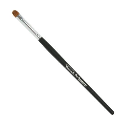 Eye shadow brush, flat, oval red sable hair