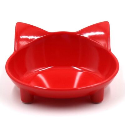 Cat Bowl - Red - China