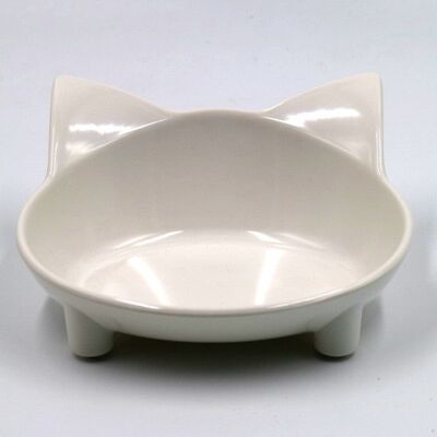 Cat Bowl - White - China