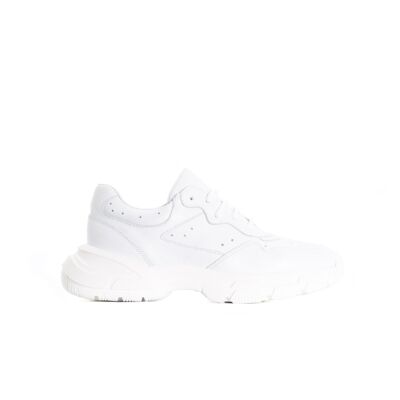 Fab White Leather Sneakers