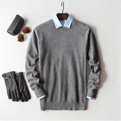 Cashmere 60 Round - Dark gray o-neck - L