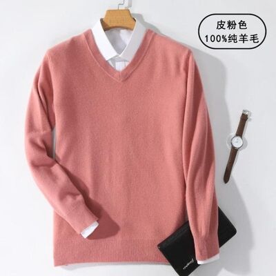 Cashmere 100 V - light pink - XXL