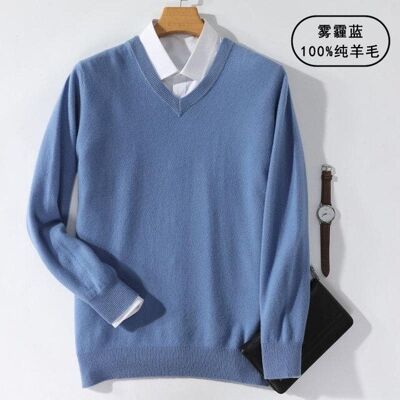 Cashmere 100 V - Blue - M