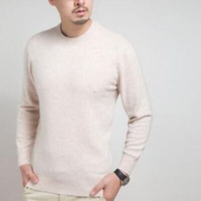 Cashmere 60 - o-neck Beige - M