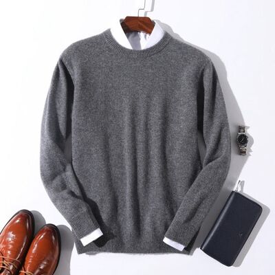 Cashmere 100 Round - Dark Grey - XXL