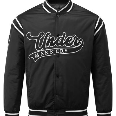 Under Manners Swoosh Logo Bomber Jacket