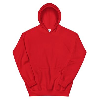 Unisex Hoodie - Red - S