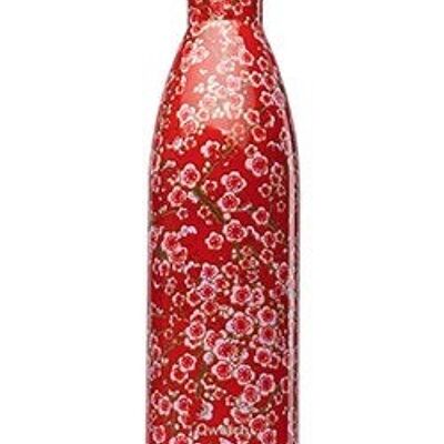 Botella termo 750 ml, Flores rojas