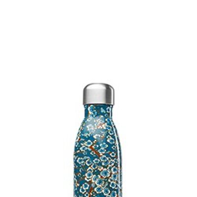 Bottiglia termica 260 ml, fiori blu