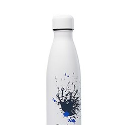 Botella termo 500 ml, spray blanco
