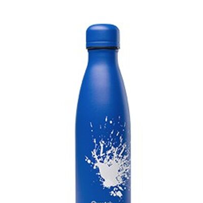 Botella termo 500 ml, spray azul