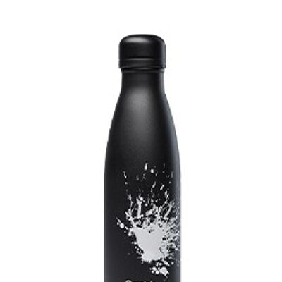 Botella termo 500 ml, spray negro