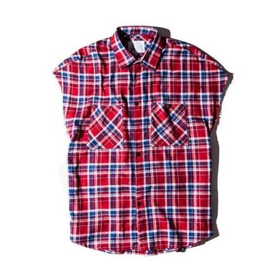 Dark - fushia plaid - L