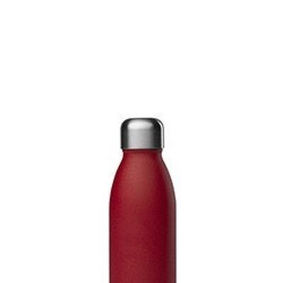 Una botella de 500 ml, rojo granito