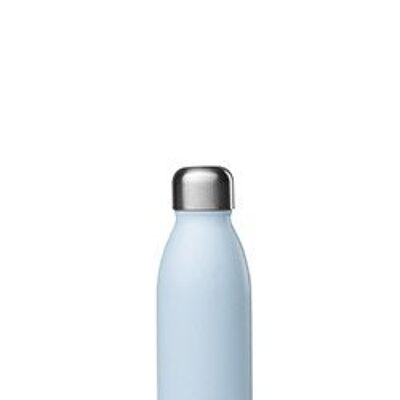 Une bouteille de 500 ml, bleu clair pastel