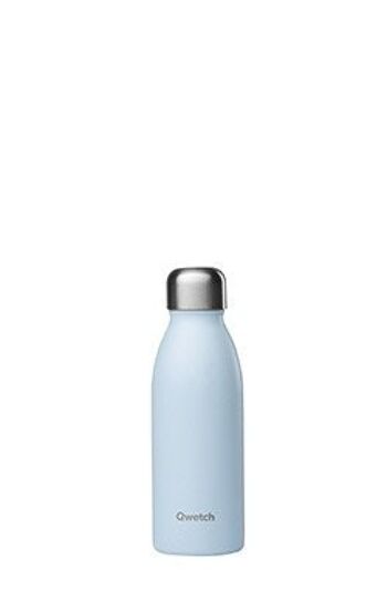 Une bouteille de 500 ml, bleu clair pastel