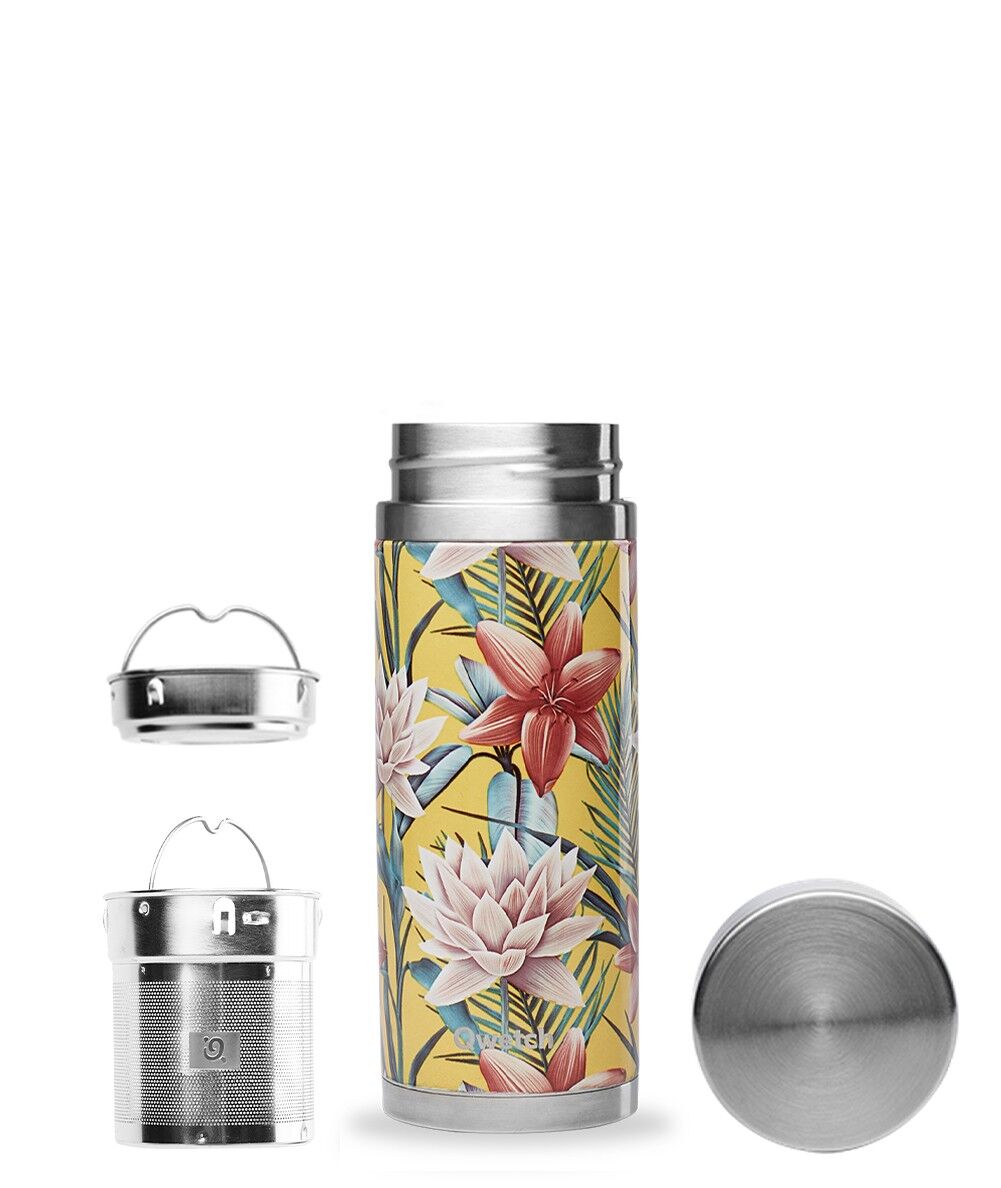 Tazza termica per tè 400 ml, giallo tropicale