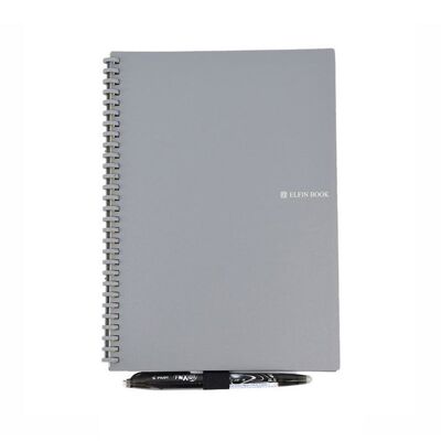 Magic notebook, stone paper - Grey - B5 17.6x25cm 60 page