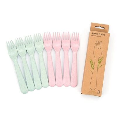 Table set, wheat made of - 8pcs Fork