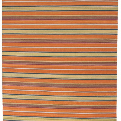 Hazan Kelim Stripes-H Orange Gold  295 x 200 cm