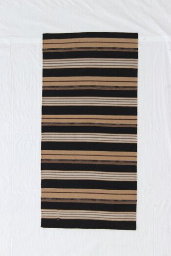 Hazan Kelim Stripes-H Marron Beige 135 x 65 cm 2