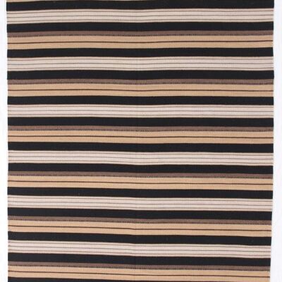 Hazan Kelim Stripes-H Marrón Beige 235 x 170 cm