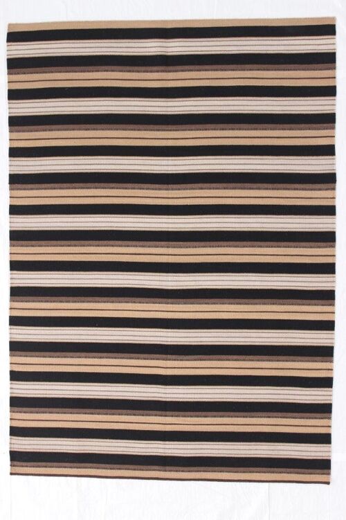 Hazan Kelim Stripes-H Brown Beige  295 x 200cm