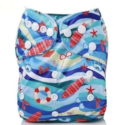 Wawa, washable diaper - DF20 - with 1 insert