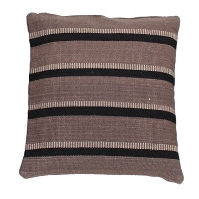 Hazan Kelim Cushion Stripes Beige Grey 60 x 60 cm