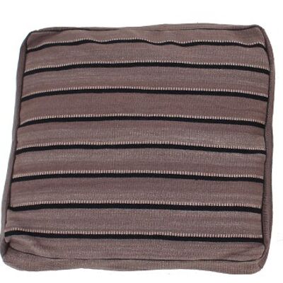 Coussin Hazan Kelim Stripes Beige Gris 90 x 90 cm