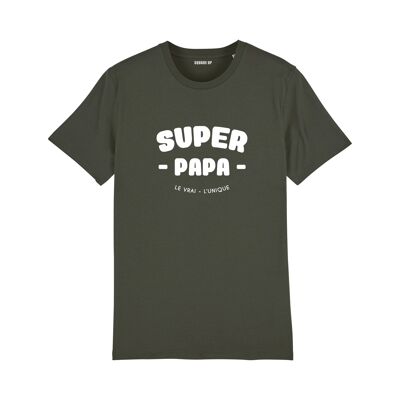 Camiseta "Super Dad" - Hombre - Color caqui