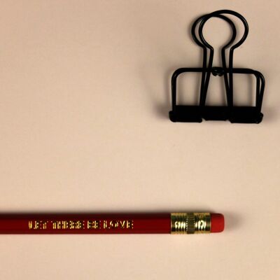 pencil red ( LET THERE BE LOVE )