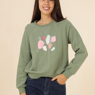 Sweatshirt SORIA Green S/M/L
