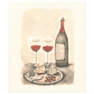 Torchon Vin et Fromage