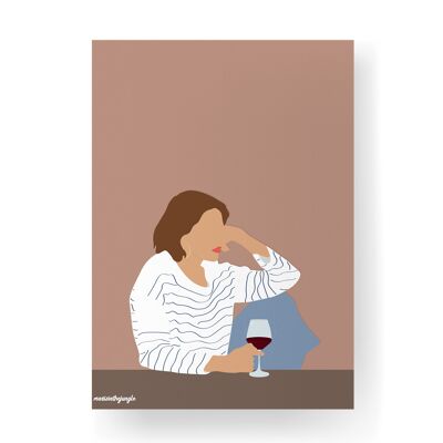 Some wine please 2 - 30 x 40cm