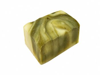 Barre de shampoing solide à l'arbre à thé et à l'huile de neem, naturelle et faite à la main, environ 30 g/65 g 2
