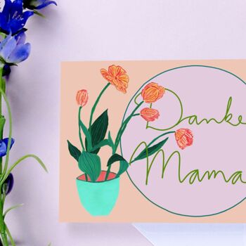 Carte de Voeux "Maman Fleurs" 2