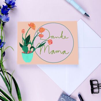 Carte de Voeux "Maman Fleurs" 4
