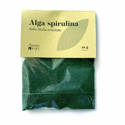 Italienische Spirulina-Algen in Pulverform