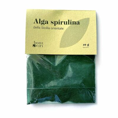 Italian spirulina algae in powder