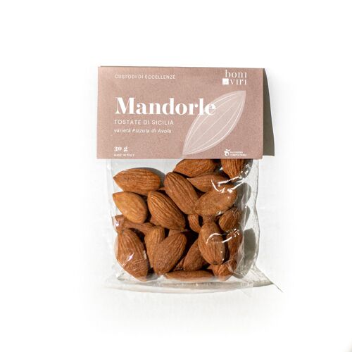 Roasted sicilian almonds snack 30 g