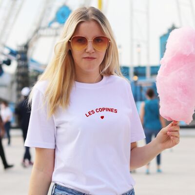 T-shirt Les copines - Femme - Couleur Blanc