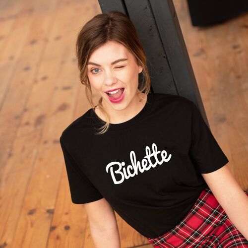 T-shirt Bichette - Femme | Livraison gratuite - Couleur Noir