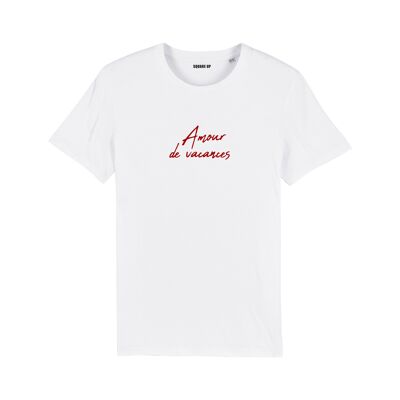 "Holiday love" message T-shirt - Women - Color White