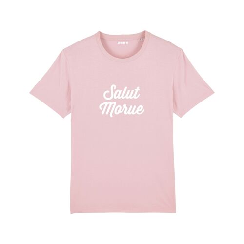 T-shirt "Salut Morue" - Femme - Couleur Rose