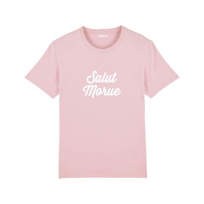 T-shirt "Salut Morue" - Femme - Couleur Rose