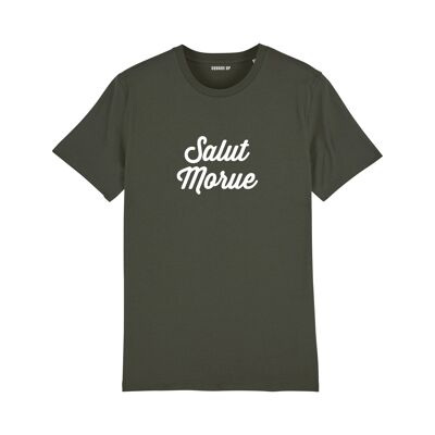 Camiseta "Salut Cod" - Mujer - Color caqui