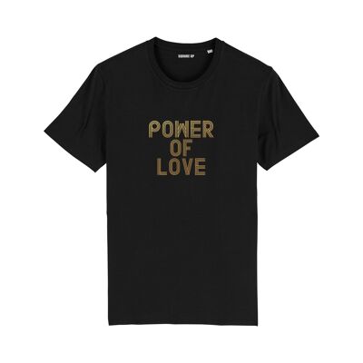 T-shirt "Power of love" - Donna - Colore Nero